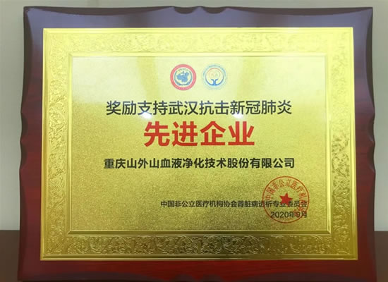 ag公司公司荣获“支持武汉抗击新冠肺炎先进企业”称号